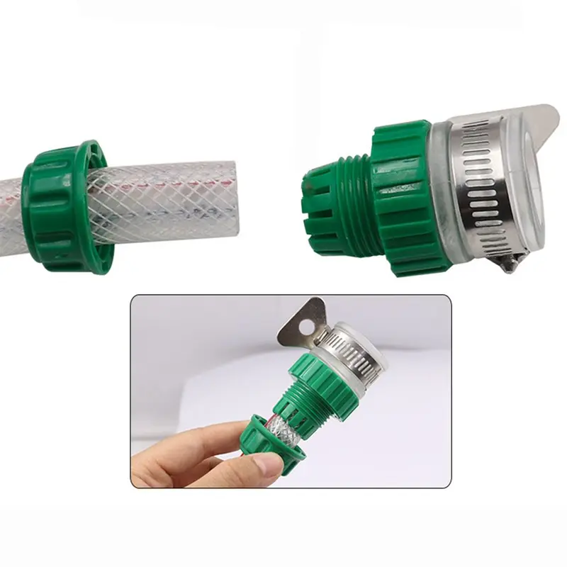 Phụ kiện dụng cụ rửa xe, vòi tắm phổ thông, đầu nối vòi lắp ống tưới tiêu, bộ điều hợp vòi nước, bộ chuyển đổi ống, thích hợp cho công cụ rửa xe 5