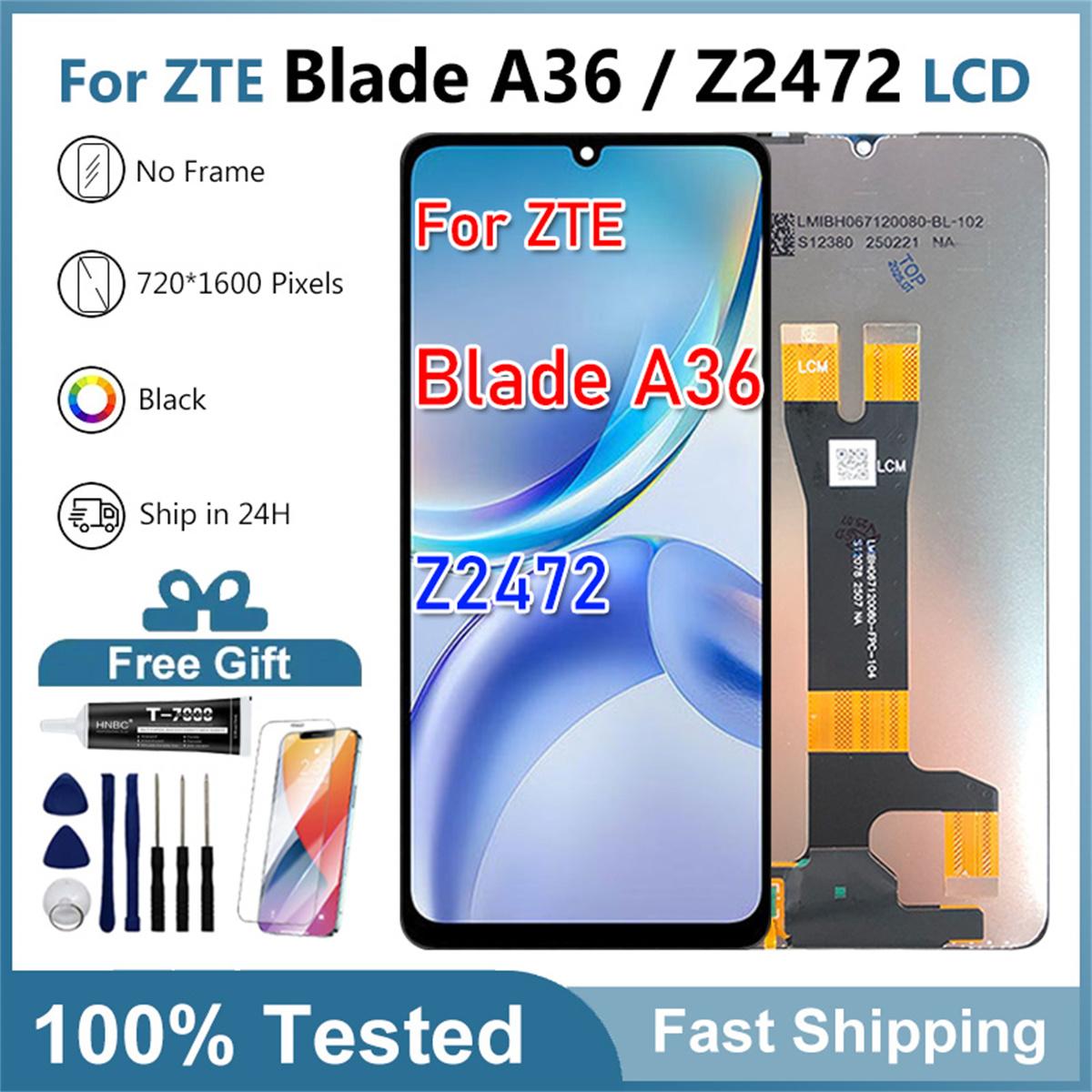 6.75 inch Compatible With For ZTE Blade A36 Lcd Z2472 Display