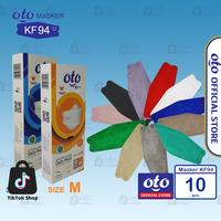 Gambar OTO Masker KF94 4Ply Earloop  Daily Mask 4 lapis isi 10 pcs - PUTIH, M dari OTO Adult Diapers Kota Administrasi Jakarta Utara 3 Tokopedia