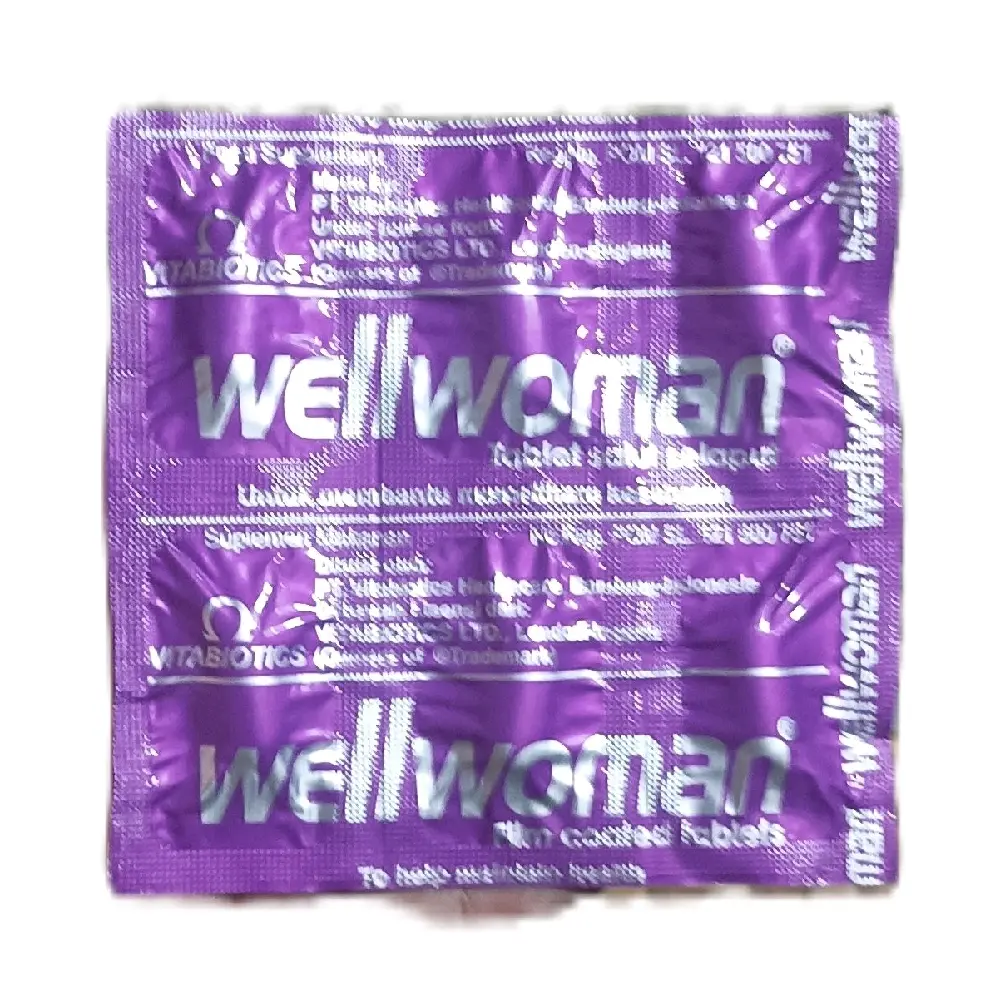 wellwoman kaplet suplemen kesehatan  per strip