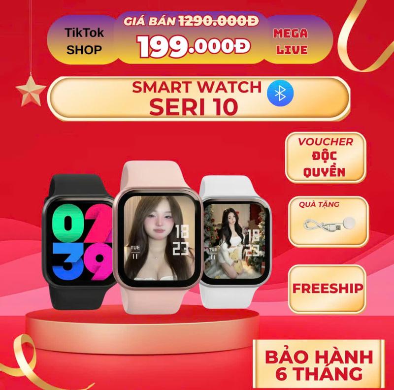 DEAL QUÀ TẶNG Không Nắp Sim Đồng hồ thông minh Seri 10 Pro Max T800 Pro Max Màn hình Super AMOLED Thay ảnh rất sáng và nét viền thép Phiên Bản Mới Nhất 2025 Nghe Gọi 2 Chiều Bắt Qua Bluetooth