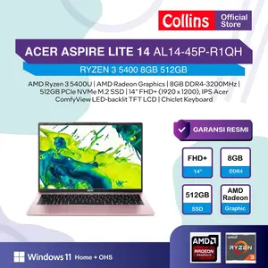 ACER ASPIRE LITE AL14-45P AL14 RYZEN 3 5300U/5400U 8GB/16GB 512GB 14.0WUXGA IPS W11 OHS+M365B