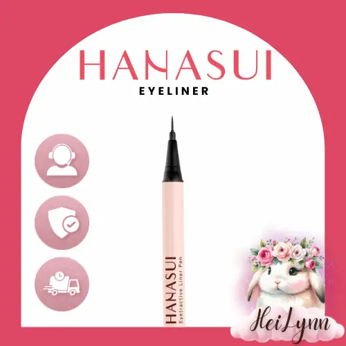 Hanasui Eyetractive Liner Pen Eyeliner | Waterproof | Black Intens Pigment | Lasting All Day | Dry Fast  •  Tidak Bocor  • Easy to Apply  • Tidak Luntur  • Tidak Geser
