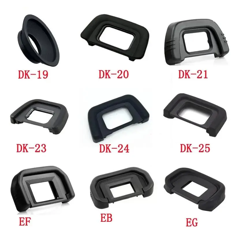 Thị Kính Cốc Mắt Cao Su Cho Máy Ảnh Nikon Canon SLR, DK-19, DK-20, DK-21, DK-23, DK-24, DK-25, EF, EB, EG, EC