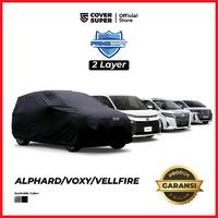 Gambar CoverSuper Cover Mobil Custome P-SOFT 2 Layers Car Bahan Non-Woven Peva Lembut & Ketahanan Air Level 4 untuk Alphard Voxy Vellfire Custom Presisi dengan Hot Seamseal & Tali Elastis - HITAM dari COVERSUPER INDONESIA Kab. Bantul 1 Tokopedia