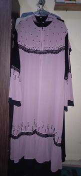 Product Review of ABAYA ELISA COUPLE MOM AND KIDS abaya hitam couple abaya turky gamis hitam abaya anak gamis couple abaya hitam Muslim Renda Mutiara Kombinasi Sifon Arab Ibu Umroh Syari Outer from U**💕 1