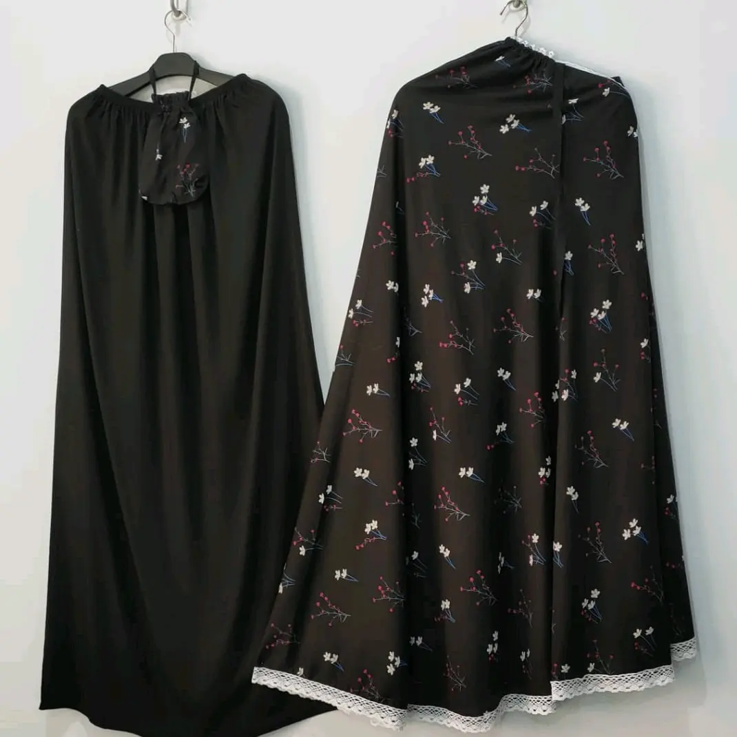 MUKENA RAYON DEWASA JUMBO MOTIF ALMERA FREE TAS Cantik