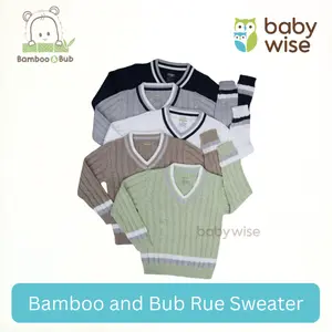 Bamboo and Bub Rue Sweater - Outer Anak Bayi 0-4 Tahun