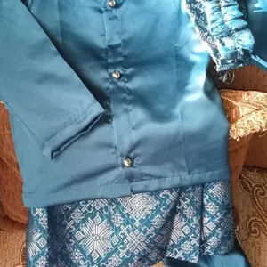 baju adat melayu bayi,baju kurung anak