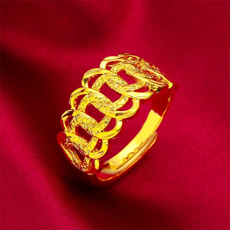 Product Introduction of Cincin Bangkok, Bersalut Emas, Untuk Wanita, Cincin Titanium Viral Adira, Cincin Viral Adira Suhaimi, Kemasan Pusam 3