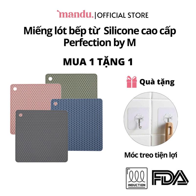 Miếng lót bếp từ Perfection by M, silicon FDA cao cấp, chống xước bếp, cảm ứng từ, chịu nhiệt cao