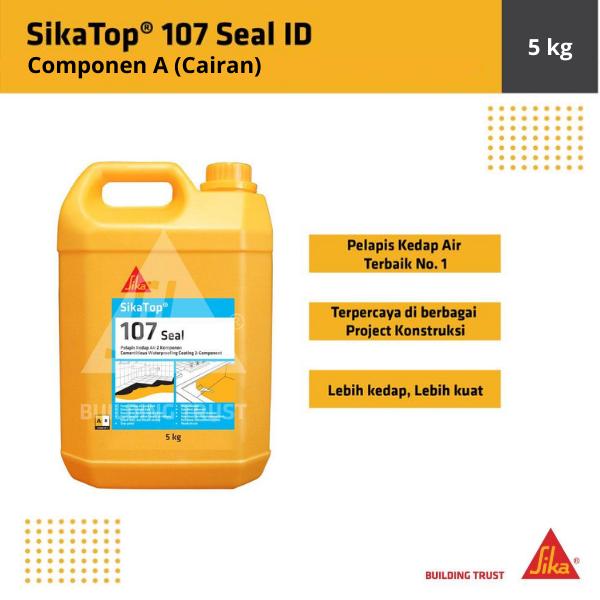 Gambar SikaTop 107 Seal Komponen A Cairan Pelapis Anti Bocor Atap 5Kg dari Sika Jakarta Kab. Bekasi Tokopedia