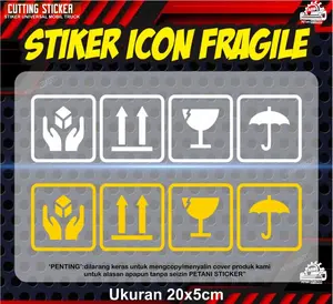 STIKER CUTTING ANTI FRAGILE MURAH CUTTING STIKER TERLARIS