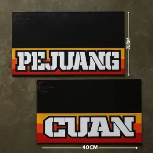 Karpet Lumpur Sticker Truk dan Engkel Belakang dan depan - Car Kendaraan Truck