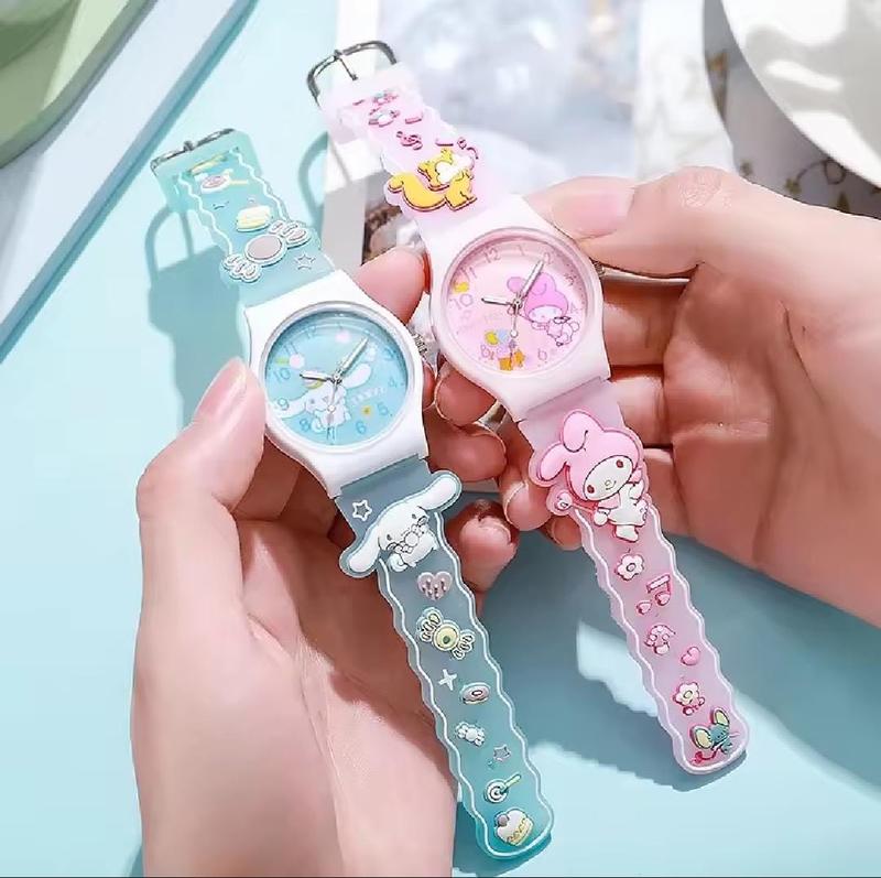 Product Introduction of Jam Tangan Anak Lucu Gelang Cinamorol Jam Tangan Karakter 3D Hello Kitty Kuromi Melody Mainan Anak 30