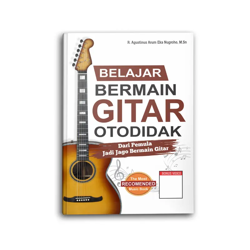 Buku Musik Belajar Bermain Gitar Otodidak 0