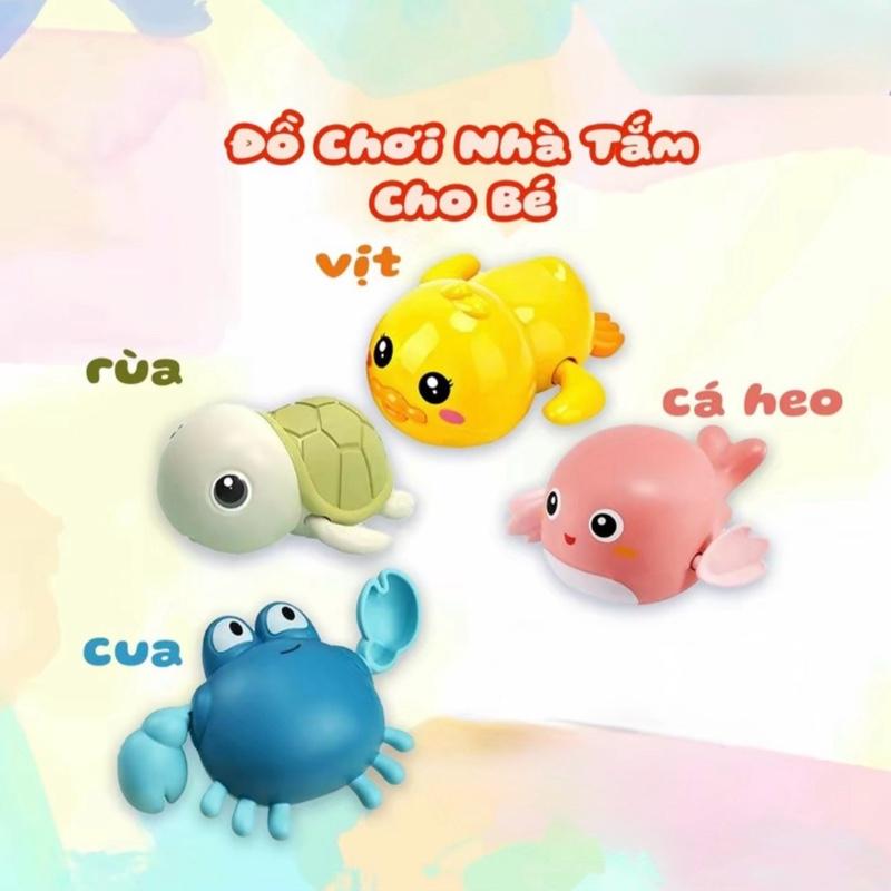 Đồ Chơi Nhà Tắm Vặn Cót, Đồ Chơi Thả Bồn Tắm Cho Bé Thích Thú Hình Ngộ Nghĩnh 4