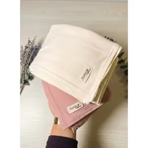 Pashmina Jersey Rayon Premium Azeyz Collection - Hijab Pashmina Kaos Rayon Super Soft Adem - Jilbab Instan Meleyot Tanpa Pentul