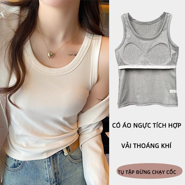 áo cúp ôm body nữ đồ đẹp sang chảnh nữ áo 2 dây kiểu mới áo ba lỗ cho nữ sang chảnh áo ba lỗ ôm body kiểu mới có mút đệm 0