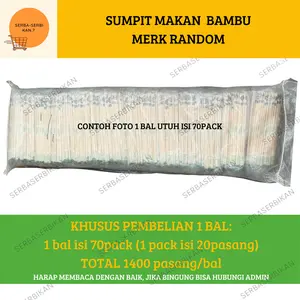 SUMPIT BAMBU GROSIR PER BAL ISI 70pack ISI 1400pasang