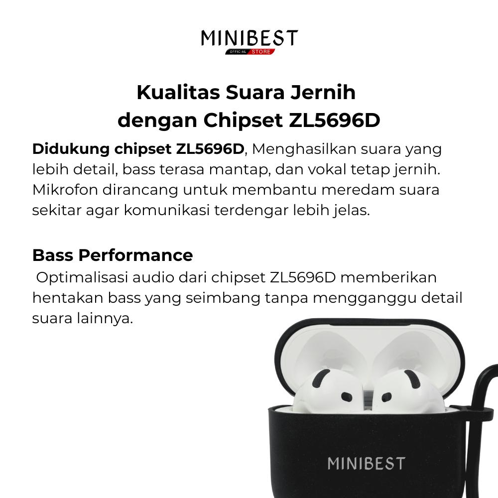 Minibest M7 Gen 4 ANC TWS Active Noise Cancellation Earphone Bluetooth Wireless Charging Minibest M7 Gen 4 ANC TWS Active Noise Cancellation Earphone Bluetooth Wireless Charging