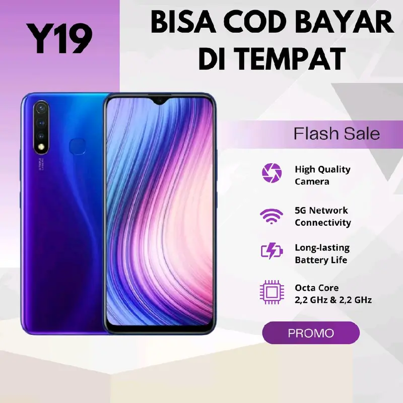 LIVE Y19 Hp MURAH RAM 8/256 Y67 RAM 6/128 BERGARANSI 12 BULAN BISA COD BAYAR DI TEMPAT Handphone Layar Bluetooth Led 4
