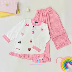 KINARA Setelan celana kaos anak perempuan stylist nyaman