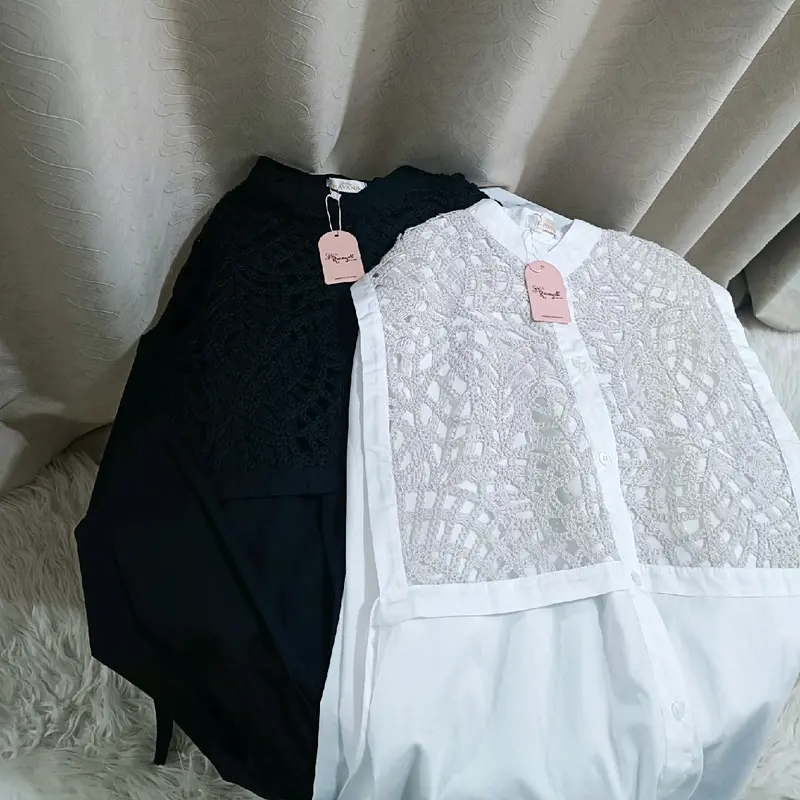 kanaya kemeja premium brukat style mewah busui friendly Lembut Wanita 4