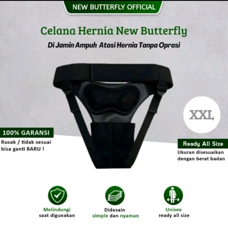 PROMO CELANA HERNIA MAGNETIK NEW BUTTERFLY MENYEMBUHKAN HERNIA TURUN BEROK TEDUN AMPUH DEWASA DAN ANAK-ANAK 5
