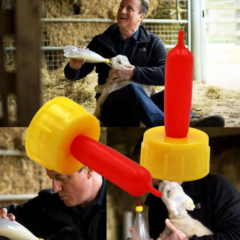 Dot kambing merah kuning dot cempe praktis untuk hewan ternak baru lahir DELLO 1