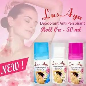 Lus Ayu Antiperspirang Deodorant RollOn 50ml Ketiak Bau Antiperspirant Tubuh Kering