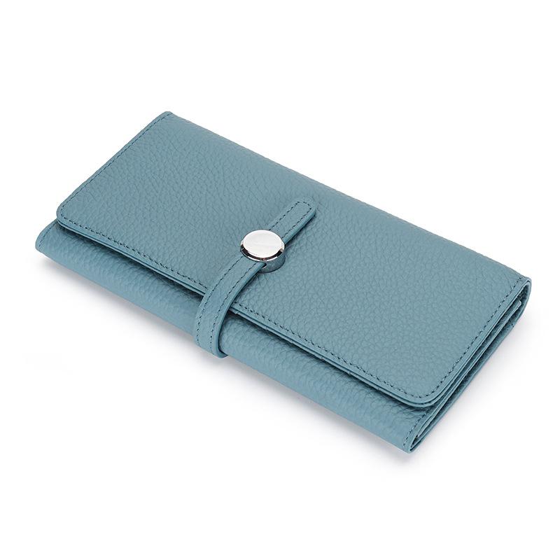 Sosialita Doogun Long Wallet Genuine Leather Dompet Kulit Asli Dompet Panjang Wanita Dompet HP
