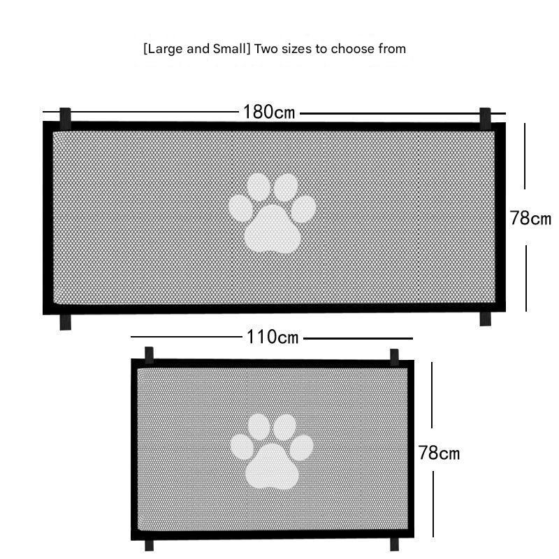Pet Partition fence Punch-free Dog Isolation Net Portable Foldable Dog Obstacle Safety Protection Net Fence 6