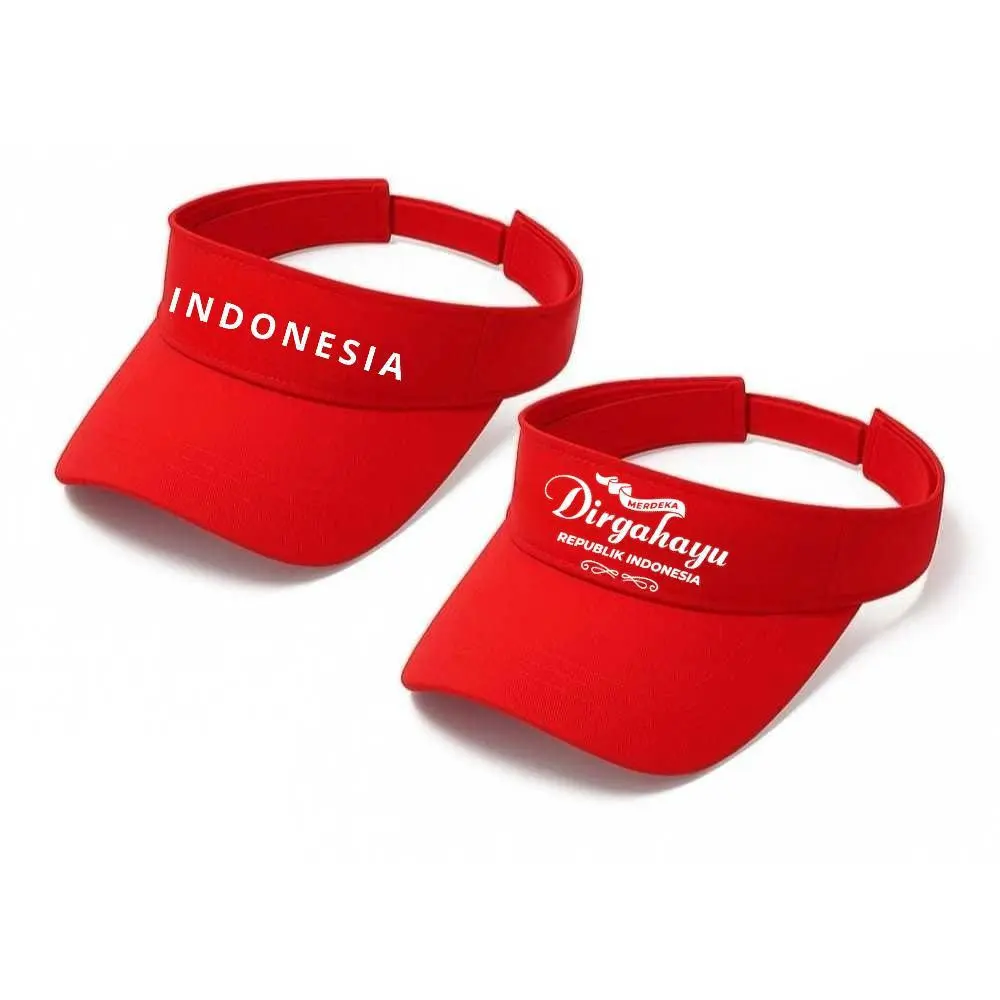 Topi Golf Senam Merah Putih Indonesia Dirgahayu 17 Agustus Topi Olahraga Pria wanita Topi Hut Ri 2025 Termurah