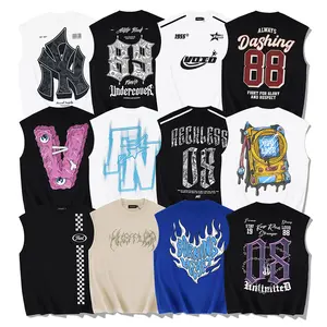 [N01443] T-Shirt Singlet Oversized Motif FOREVER UNLIMITED