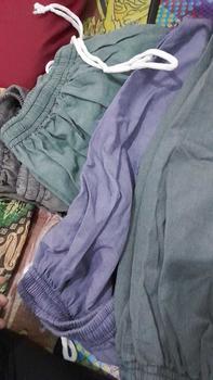Product Review of 100k Dpt 5Pcs Celana Kanvas Semi Jeans Kolor Harian Santai Abu Cargo Karet Melar Nyaman Lembut Casual Pria from d**7 2