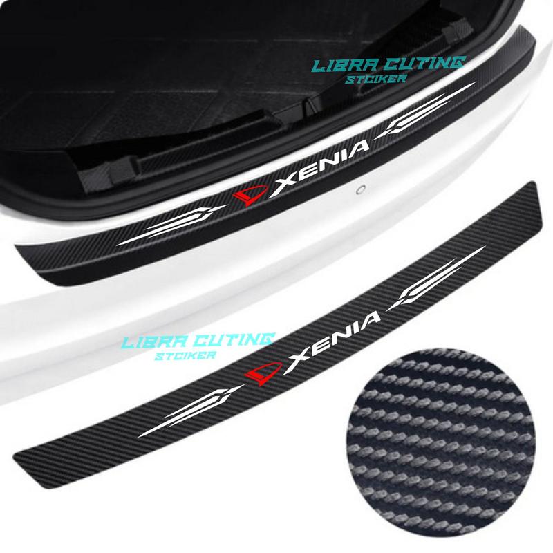 stciker pelindung pijakan kaki carbon 3d mobil daihatsu xenia unevesal semua mobil daihatsu xenia bias cod 5
