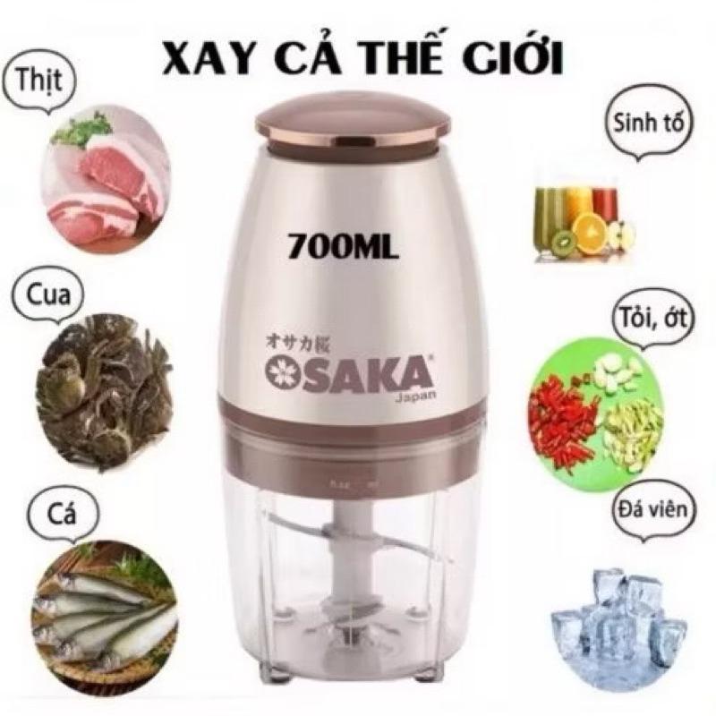 Máy Xay Đa Năng Osaka Nhật Bản - Máy Xay Sinh Tố,Thịt Cao Cấp-Lưỡi Dao Lớn Không Gỉ - Bảo hành 1 năm