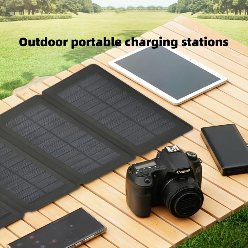 35W Portable Waterproof Solar Panel, Foldable Power Supply for USB, Computer, and Mobile Phones for Camping 3