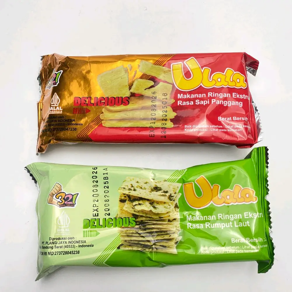 Murah Ulala Snack 1 pack Isi 10 pcs Rumput laut sapi panggang Jagung manis Food Seaweed