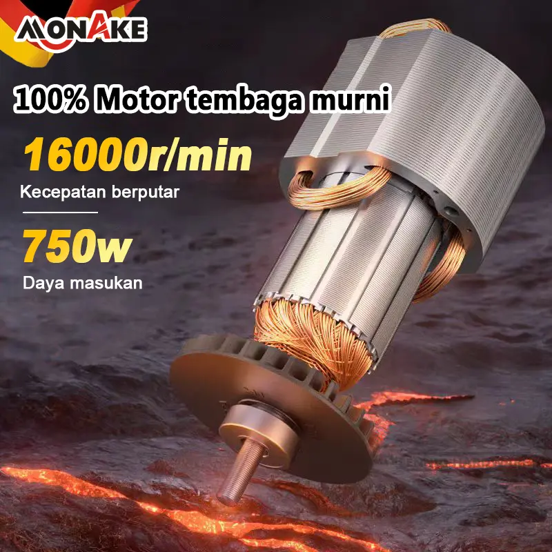 MONAKE Electric Planner Mesin Serut kayu alat plane Pasah Ketam MK1900B 1