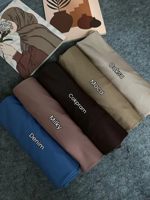 HIJAB INSTAN MALAY SIZE M / JILBAB INSTAN BERGO MALAY SOFT PED JERSEY TEBAL ADEM DAILY SIMPLE HIJAB PREMIUM 7