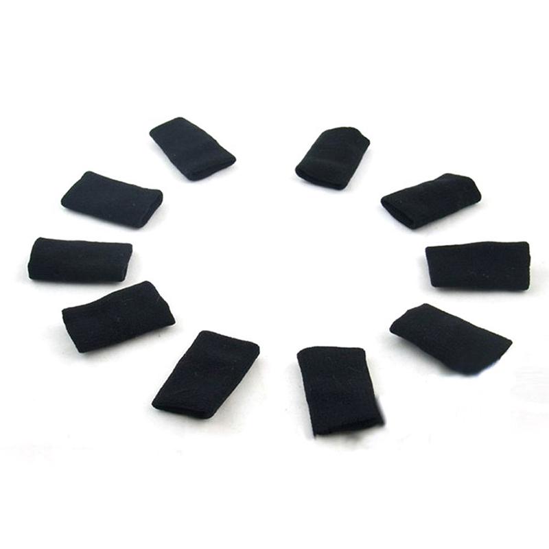 Product Introduction of 10 PCS Finger Sleeves Elastic Fingerstall Protector Guard Stretchy Basketball Support Wrap Gym Fitness Volleyball Brace Guard 9