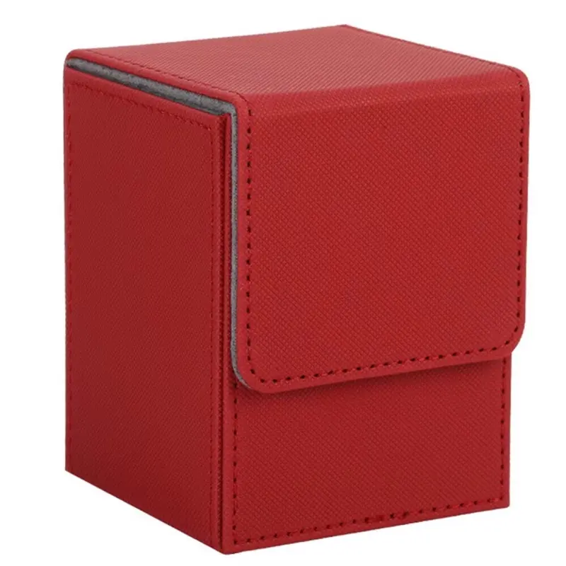 Premium kulit magnet TCG DECK storage box for TCG MTG /TCG POKEMON / TCG ONE PIECE dengan penutup magnet 8