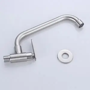 Kran Siku Angsa Dinding Tembok ESCA Dapur Wastafel Cuci Tangan