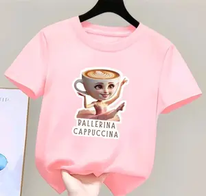Baju Anak Anak Cowok Cewek Ideal 0-12 Tahun Unisex anak laki-laki perempuan Ballerina cappuccina
