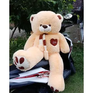 Boneka teddy bear love syal biq jumbo 1,2 meter Hadiah Kado  Dolls Toys