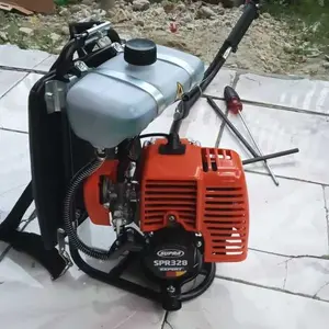 Mesin potong rumput SUPRA  gendong 2tak fulset stang komplit tinggal pake