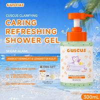 Gambar CusCus Cleansing, Softening, and Moisturizing Shower Gel 300ml - Diperkaya Ekstrak Tumbuhan - Bantu Lindungi dari Bakteri & Tungau - Moisture Beads untuk Mandi Lebih Seru - Untuk Anak dan Remaja - travel size（50ml） dari CusCus.indo Kota Administrasi Jakarta Timur 1 Tokopedia
