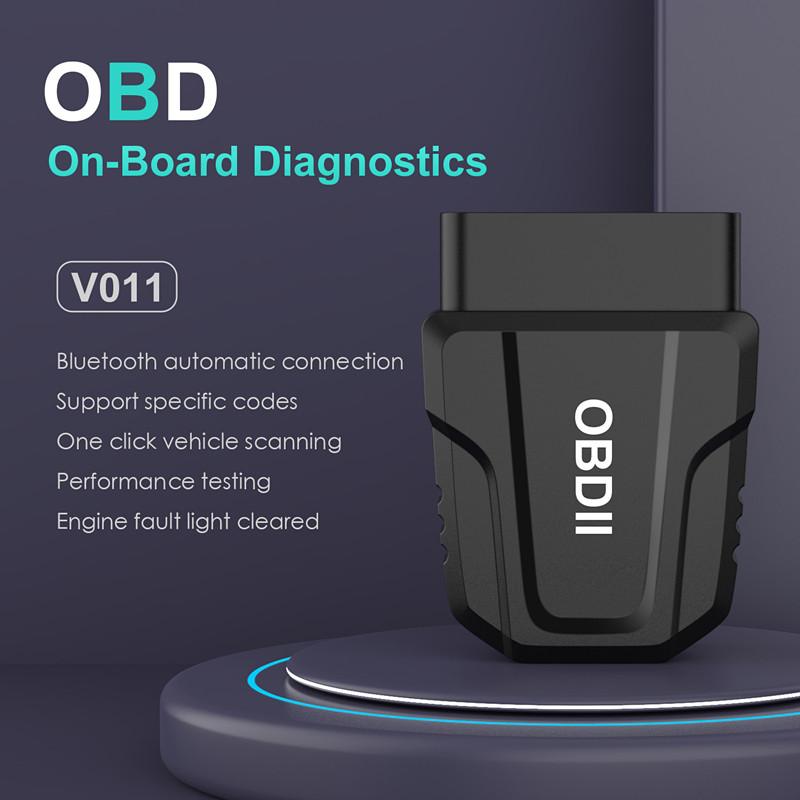 Máy Quét OBD, OBDII Mạnh Mẽ Hơn ELM327 Bluetooth 5.4, Chẩn đoán Nhanh, Hỗ trợ IOS / Android Auto, Sửa Lỗi Xe Hơi Trong Suốt, Công Cụ Đọc Mã 3